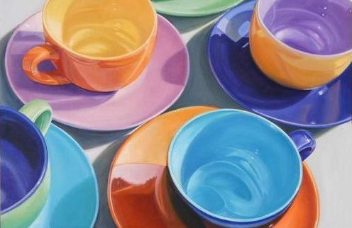 Cups N Saucers by Daryl Gortner